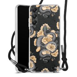 New Carry Case Transparent Stoff schwarz/silber