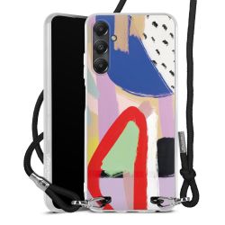 New Carry Case Transparent Stoff schwarz/silber