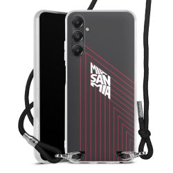 New Carry Case Transparent Stoff schwarz/silber