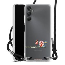 New Carry Case Transparent Stoff schwarz/silber