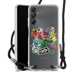 New Carry Case Transparent Stoff schwarz/silber