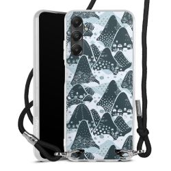 New Carry Case Transparent Stoff schwarz/silber