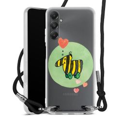 New Carry Case Transparent Stoff schwarz/silber