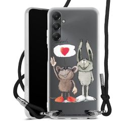 New Carry Case Transparent Stoff schwarz/silber