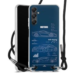 New Carry Case Transparent Stoff schwarz/silber