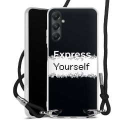 New Carry Case Transparent Stoff schwarz/silber