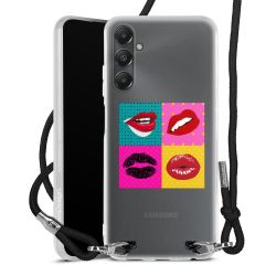 New Carry Case Transparent Stoff schwarz/silber