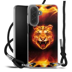 New Carry Case Transparent Stoff schwarz/silber