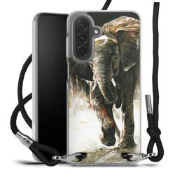 New Carry Case Transparent Stoff schwarz/silber