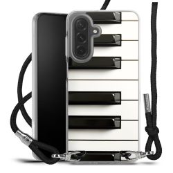 New Carry Case Transparent Stoff schwarz/silber