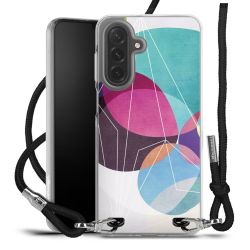 New Carry Case Transparent Stoff schwarz/silber