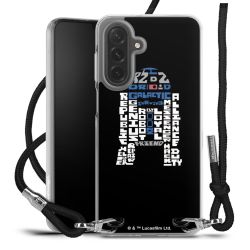 New Carry Case Transparent Stoff schwarz/silber