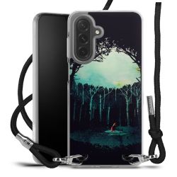 New Carry Case Transparent Stoff schwarz/silber