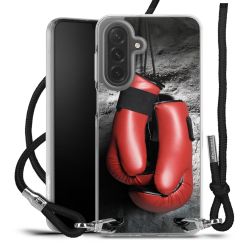 New Carry Case Transparent Stoff schwarz/silber