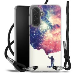 New Carry Case Transparent Stoff schwarz/silber