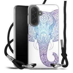 New Carry Case Transparent Stoff schwarz/silber