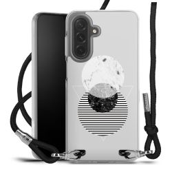 New Carry Case Transparent Stoff schwarz/silber