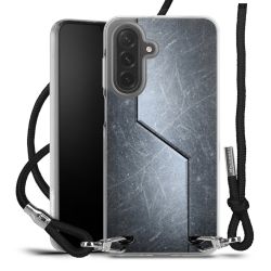 New Carry Case Transparent Stoff schwarz/silber