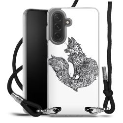 New Carry Case Transparent Stoff schwarz/silber