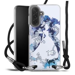 New Carry Case Transparent Stoff schwarz/silber