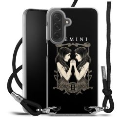 New Carry Case Transparent Stoff schwarz/silber