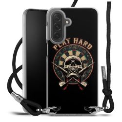 New Carry Case Transparent Stoff schwarz/silber