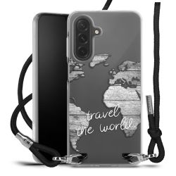 New Carry Case Transparent Stoff schwarz/silber