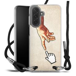 New Carry Case Transparent Stoff schwarz/silber