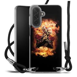 New Carry Case Transparent Stoff schwarz/silber