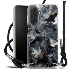 New Carry Case Transparent Stoff schwarz/silber