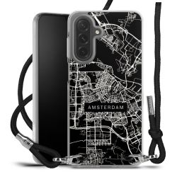 New Carry Case Transparent Stoff schwarz/silber