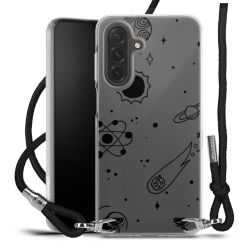 New Carry Case Transparent Stoff schwarz/silber