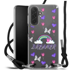 New Carry Case Transparent Stoff schwarz/silber