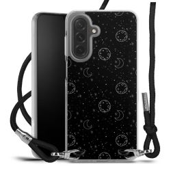 New Carry Case Transparent Stoff schwarz/silber