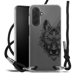 New Carry Case Transparent Stoff schwarz/silber