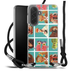 New Carry Case Transparent Stoff schwarz/silber