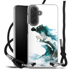 New Carry Case Transparent Stoff schwarz/silber