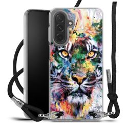 New Carry Case Transparent Stoff schwarz/silber