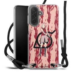 New Carry Case Transparent Stoff schwarz/silber