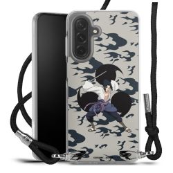 New Carry Case Transparent Stoff schwarz/silber