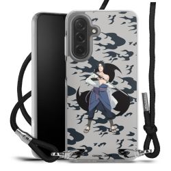 New Carry Case Transparent Stoff schwarz/silber