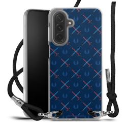 New Carry Case Transparent Stoff schwarz/silber