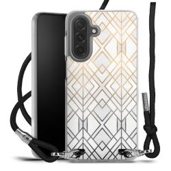 New Carry Case Transparent Stoff schwarz/silber