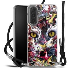 New Carry Case Transparent Stoff schwarz/silber