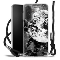 New Carry Case Transparent Stoff schwarz/silber