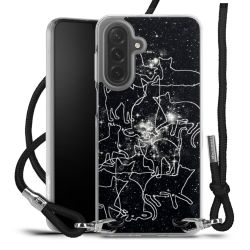 New Carry Case Transparent Stoff schwarz/silber