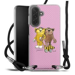 New Carry Case Transparent Stoff schwarz/silber