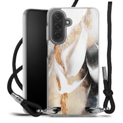 New Carry Case Transparent Stoff schwarz/silber