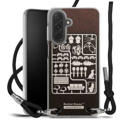 Carry Case Stoff schwarz/silber