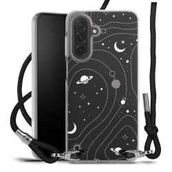 New Carry Case Transparent Stoff schwarz/silber